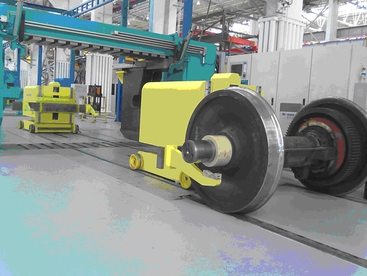Horizontale hydraulische Rad-Presse CNC für die Eisenbahnfahrzeug-Reparatur